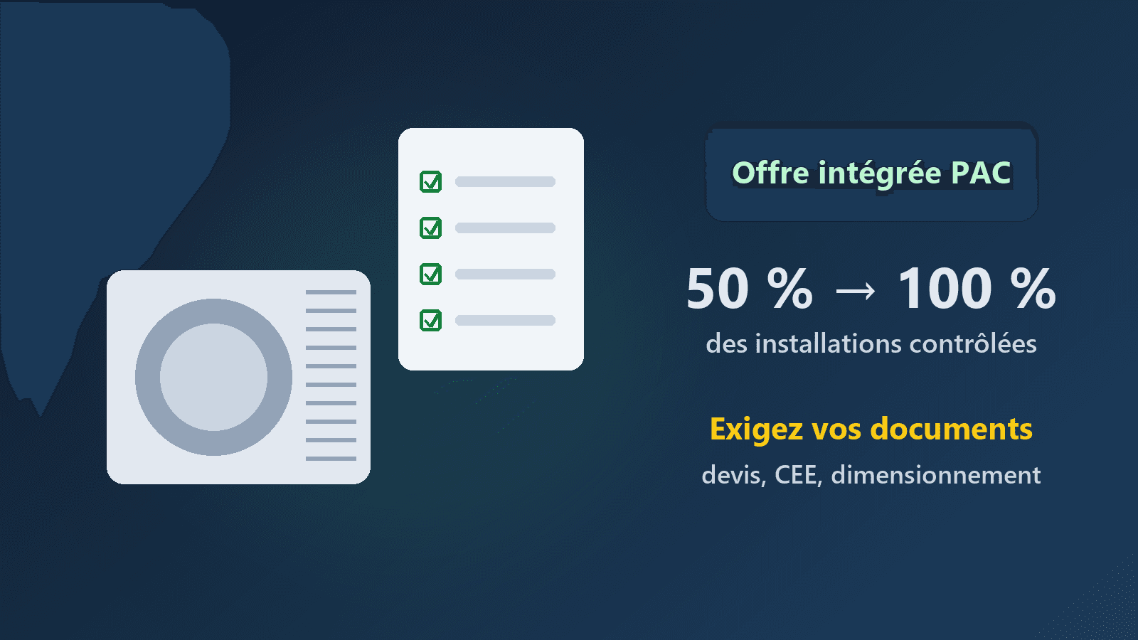 Offre « pompe à chaleur » de l'État : la moitié des installations bientôt contrôlées chez vous, les papiers à exiger